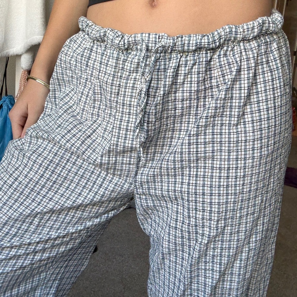 Vintage plaid lounge pants / pajamas